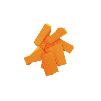 TCM FX Slowfall Confetti Rectangular 55x18mm, neon-orange, uv active, 1kg TCM FX Slowfall Confetti Rectangular 55x18mm, neon-orange, uv active, 1kg