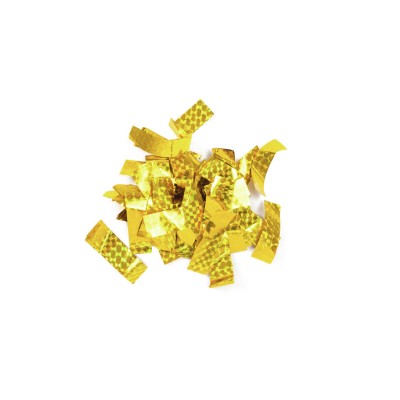 TCM FX Metallic Confetti rectangular 55x18mm, gold, laser effect, 1kg TCM FX Metallic Confetti rectangular 55x18mm, gold, laser effect, 1kg
