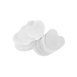 TCM FX Slowfall Confetti Hearts 55x55mm, white, 1kg