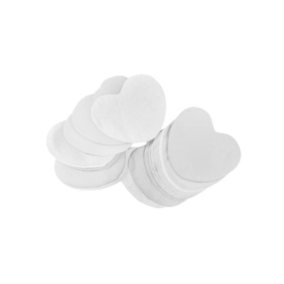 TCM FX Slowfall Confetti Hearts 55x55mm, white, 1kg TCM FX Slowfall Confetti Hearts 55x55mm, white, 1kg