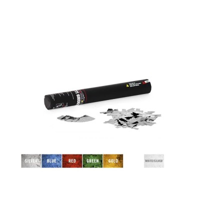 TCM FX Handheld Confetti Cannon 50cm, silver TCM FX Handheld Confetti Cannon 50cm, silver