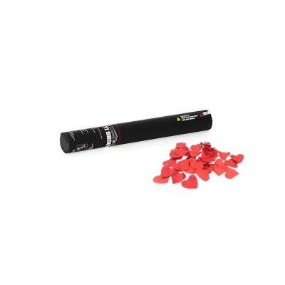 TCM FX Handheld Confetti Cannon 50cm, red hearts TCM FX Handheld Confetti Cannon 50cm, red hearts