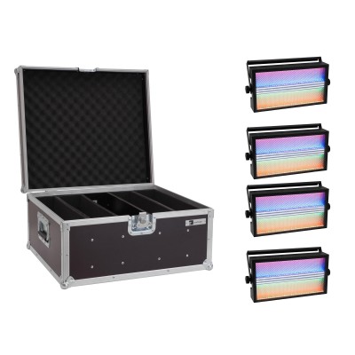 EUROLITE Set 4x LED Super Strobe ABL + Case EUROLITE Set 4x LED Super Strobe ABL + Case