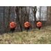 EUROPALMS Halloween Pumpkins with Stake, Set of 3, 39cm EUROPALMS Halloween Pumpkins with Stake, Set of 3, 39cm