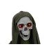EUROPALMS Halloween Figure Skeleton with green cape, animated, 170cm
