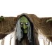 EUROPALMS Halloween Figure Witch Hunchback, animated, 145cm
