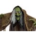 EUROPALMS Halloween Figure Witch Hunchback, animated, 145cm
