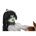 EUROPALMS Halloween Figure Girl on rocking Horse, animated, 72cm EUROPALMS Halloween Figure Girl on rocking Horse, animated, 72cm