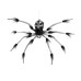 EUROPALMS Halloween Rappelling Decorative Spider, animated, 60cm EUROPALMS Halloween Rappelling Decorative Spider, animated, 60cm
