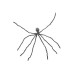 EUROPALMS Halloween Giant Spider, grey, 230cm EUROPALMS Halloween Giant Spider, grey, 230cm