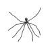 EUROPALMS Halloween Giant Spider, grey, 230cm EUROPALMS Halloween Giant Spider, grey, 230cm