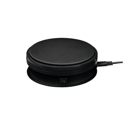 EUROPALMS Rotary Plate 15cm up to 5kg black EUROPALMS Rotary Plate 15cm up to 5kg black