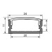 EUROLITE Cover for U-profile 20mm milky 2m EUROLITE Cover for U-profile 20mm milky 2m