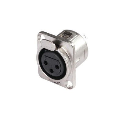 HICON XLR mounting plug 3-pin HI-X3DF HICON XLR mounting plug 3-pin HI-X3DF