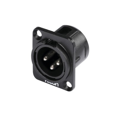 HICON XLR mounting plug 3-pin HI-X3DM-M HICON XLR mounting plug 3-pin HI-X3DM-M
