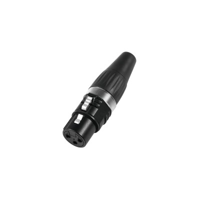 HICON XLR plug 3-pin HI-X3CF-BLK HICON XLR plug 3-pin HI-X3CF-BLK