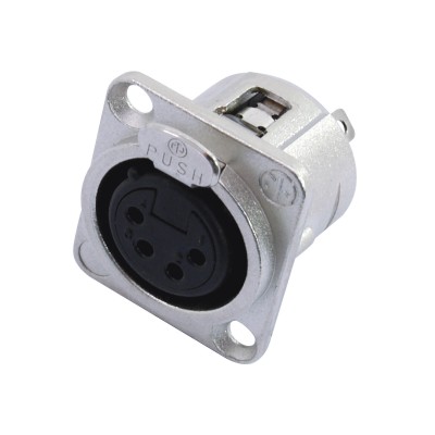 NEUTRIK XLR Mounting Socket 4-pin NC4FDL-1 NEUTRIK XLR Mounting Socket 4-pin NC4FDL-1