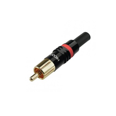 HICON RCA Plug HI-CM03-RED
