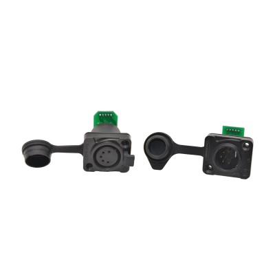 EUROLITE IP XLR Plug/Socket 5-pin EUROLITE IP XLR Plug/Socket 5-pin