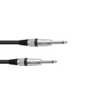 OMNITRONIC Jack Cable 6.3 mono 6m bk ROAD