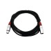 OMNITRONIC XLR Cable 3-pin 3m bk/rd OMNITRONIC XLR Cable 3-pin 3m bk/rd