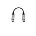 OMNITRONIC Adapter Cable XLR(F)/XLR(F) 0.2m bk OMNITRONIC Adapter Cable XLR(F)/XLR(F) 0.2m bk