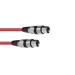 OMNITRONIC XLR Cable 3-pin 5m rd