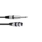 OMNITRONIC Adapter Cable XLR(F)/Jack mono 2m bk
