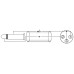 OMNITRONIC Adapter Cable XLR(F)/Jack mono 5m bk