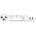 OMNITRONIC Adapter Cable XLR(M)/Jack stereo 0.9m bk OMNITRONIC Adapter Cable XLR(M)/Jack stereo 0.9m bk