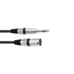 OMNITRONIC Adapter Cable XLR(M)/Jack stereo 2m bk