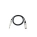 OMNITRONIC Adapter Cable XLR(M)/Jack mono 0.9m bk