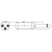 OMNITRONIC Adapter Cable XLR(M)/Jack mono 2m bk