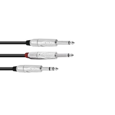 OMNITRONIC Adapter Cable Jack/2xJack 3m OMNITRONIC Adapter Cable Jack/2xJack 3m