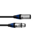 PSSO XLR Cable COL 3-pin 5m bk Neutrik
