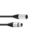 PSSO XLR Cable 3-pin 7.5m bk Neutrik