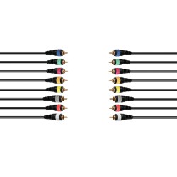 OMNITRONIC Snake cable 8xRCA/8xRCA 15m