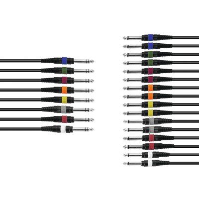 OMNITRONIC Snake cable 8xJack/16xJack mono 15m OMNITRONIC Snake cable 8xJack/16xJack mono 15m