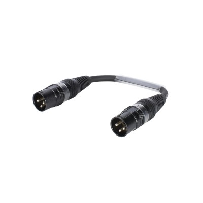 SOMMER CABLE Adapter Cable XLR(M)/XLR(M) 0.15m bk