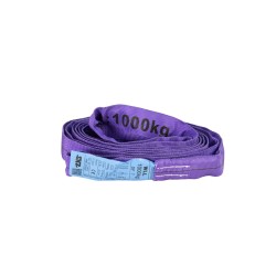 SHZ Round Sling 2m, max. Load 1000KG according to EN 1492-2 SF7 violett
