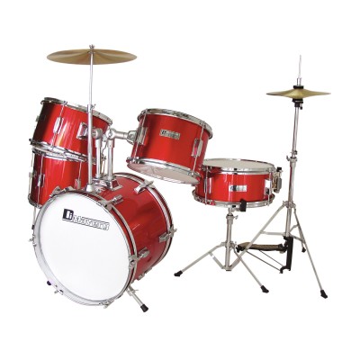 DIMAVERY JDS-305 Kids Drum Set, red DIMAVERY JDS-305 Kids Drum Set, red