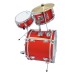 DIMAVERY JDS-203 Kids Drum Set, red DIMAVERY JDS-203 Kids Drum Set, red