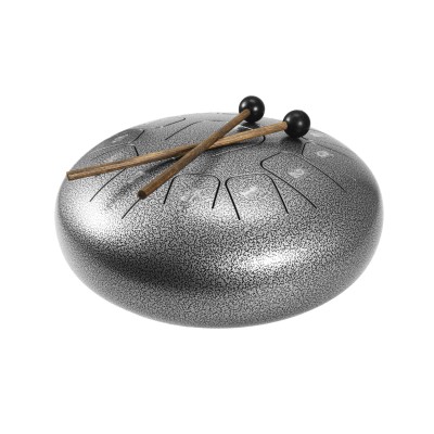 DIMAVERY TD-12 Steel Tongue Drum, silver DIMAVERY TD-12 Steel Tongue Drum, silver